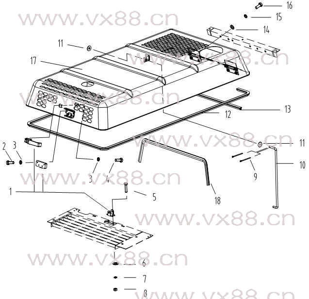 机罩总成3