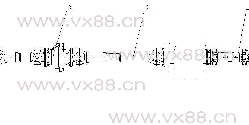 传动轴系统 03E0034