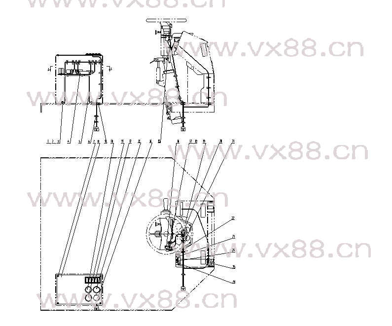 驾驶室线路 22E0038