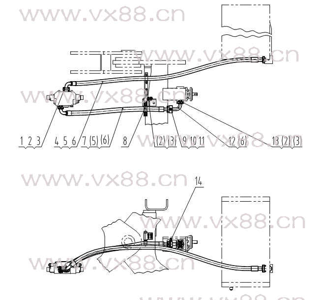 流量放大阀管路 00C0177