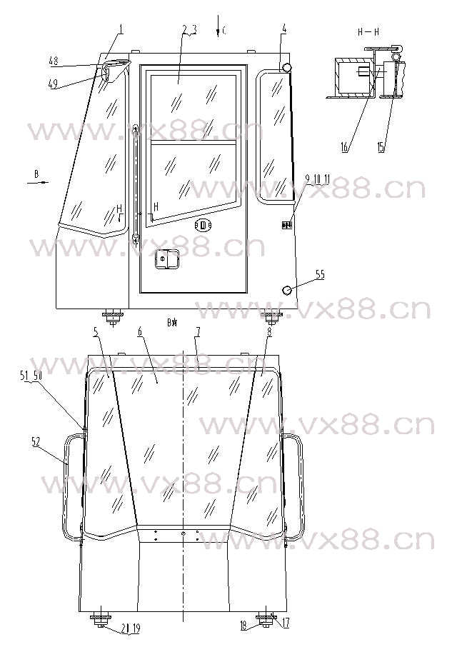 驾驶室总成1 41E0047