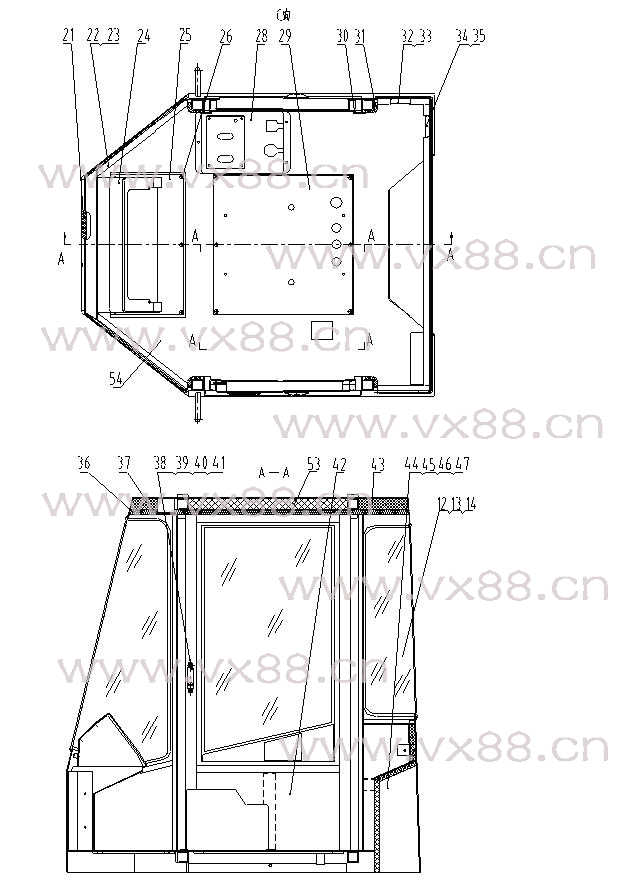 驾驶室总成2 41E0047