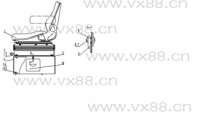 座椅总成 46E0002