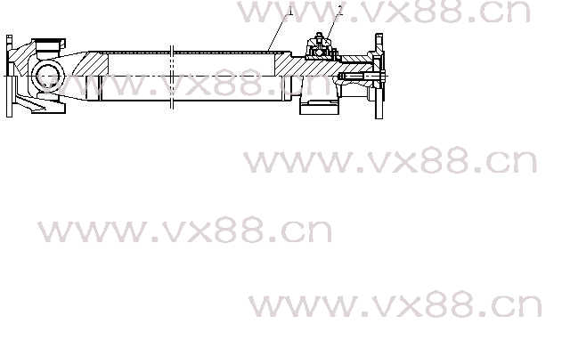 前传动轴及支承总成 41C0120