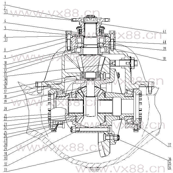 前桥主传动 41C0047