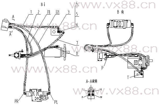 转向控制管路 00C0210