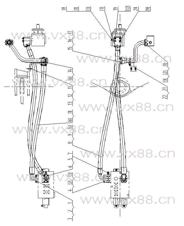 分配阀管路 00C0208